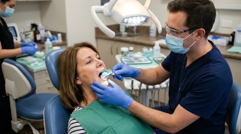 Patient having impression taken 380bb206f3